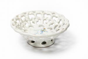 Crespina di maiolica, Faenza, ultimo quarto del XVI secolo.